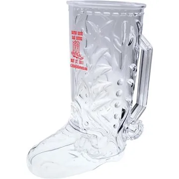 Image of 48 Custom 20 oz Cowboy Boot Mug - Plastic - FDA Compliant & BPA ...