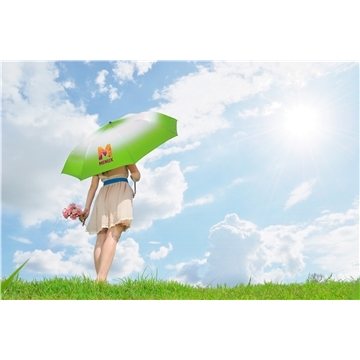 Image of 24 Promotional Shed Rain Ombre Auto Open Compact - Metal ...