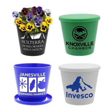 Image of 100 Promotional Recycled Promo Pot