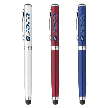 Atlas Laser/Stylus/Flashlight Pen - Metallic & Multi-function