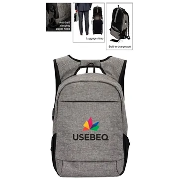 Image of 3 Customized Midtown Anti-theft Laptop Backpack - RFID & Water ...