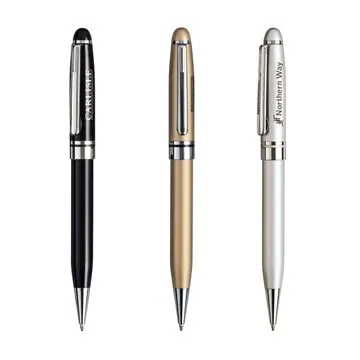 Image of 50 Custom Dulce Ballpoint Pen - Brass & Chrome