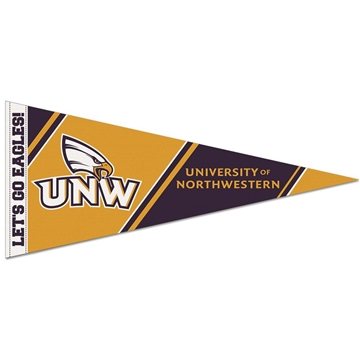 8 x 18 Premium Felt Pennant - With 1 printed Strip - Wrinkle Resistant