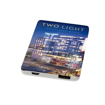 Image of 25 Promotional Ravenswood Slim 2500mAh UL Power Bank - Flight Safe