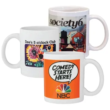 Image of 36 Customized 11 oz White Ceramic Mug w/Full Color Sublimation