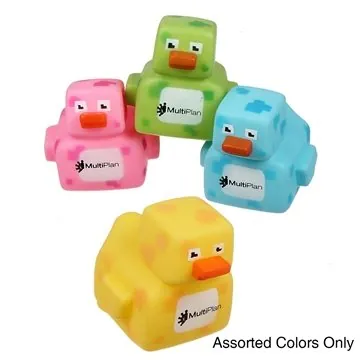 Image of 576 Custom Pixel Duck - Squeezable & Floating