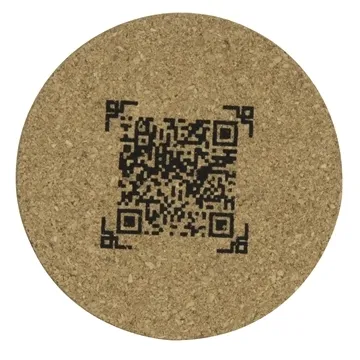 150 Custom Cork Coaster Round – Natural & Rustic