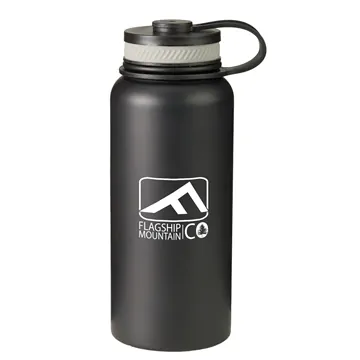 Image of 75 Promotional 27 oz Rainier Stainless Steel Bottle - Vacuum ...