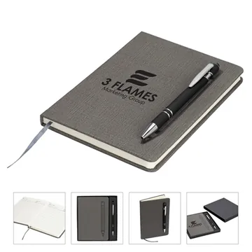 Image of 25 Customized Manhattan Gift Set w/ Magnetic Journal and Pen - ...
