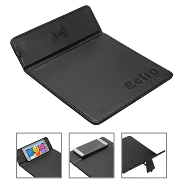 Image of 30 Promotional Accord Wireless Charger Mouse Pad with Kickstand - ...