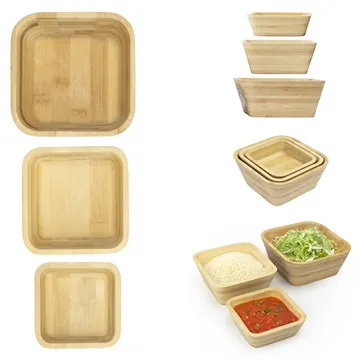 FSC Certified Bamboo Nesting Bowl Set