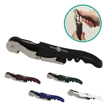 Image of 100 Promotional Waiter's Wine Opener - Stainless Steel & Non-stick