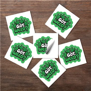 Image of 250 Customized 2" x 2" Kiss Cut Stickers - Moisture Resistant & ...