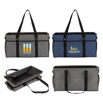 Image of 25 Custom Optimum-VI Utility Trunk Organizer Tote - Collapsible & ...