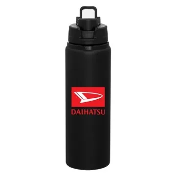 Image of 48 Promotional 28 oz H2go Surge - Matte Black - Aluminum