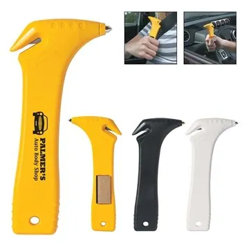 Auto Safety Tool - Glass Breaking & Seatbelt Cutter