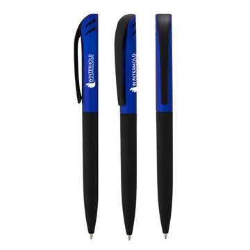 Image of 175 Customized Manchester Twist-Action Ballpoint Pen - Metallic & ...