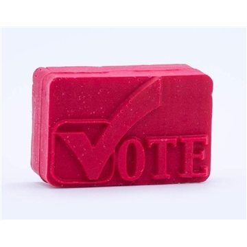 Pencil Top Stock Eraser- Vote
