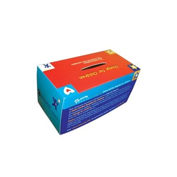 Image of 250 Customized Box Bank Large - Paper Board & Liquid Laminated