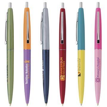 Image of 250 Customized Clic Pen - Plunger Action & Refillable