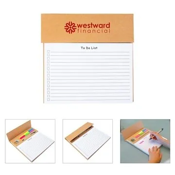 Image of 50 Promotional Rogers Desktop Notepad & Organizer - 100 Sheets