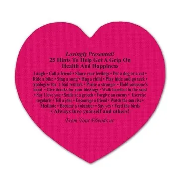 Image of 300 Promotional Health & Happiness Heart Jar Opener