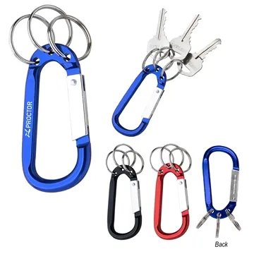 Image of 250 Custom 8mm Carabiner With Triple Split Ring