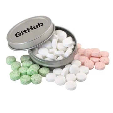 Image of 125 Custom Flat Top Tins with Mini Mints