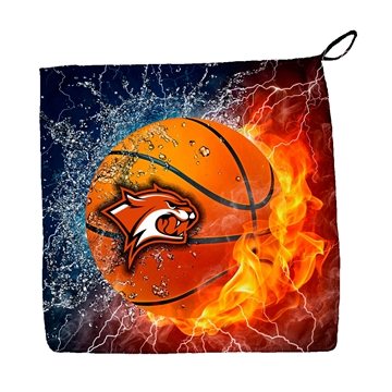 Image of 150 Custom Sublimated Rally Towel - Microfiber & Loop Handle