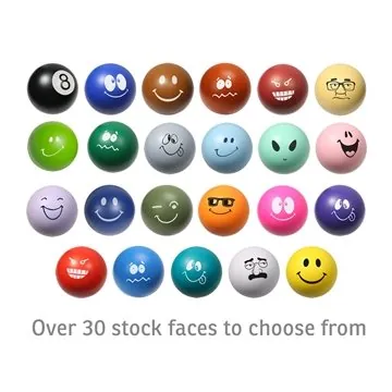Image of 150 Custom Emoticons Ball - Stress Reliever