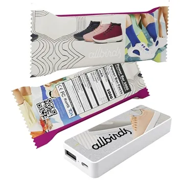 Image of 50 Promotional Power Bar 3000 Mah With USB-C And Wrapper - Battery ...