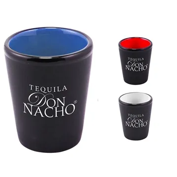 Image of 144 Customized 2oz Ceramic Shot - Matte Exterior