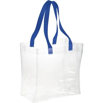 Image of 100 Custom Rally Clear Stadium Tote - NFL Compliant & PVC