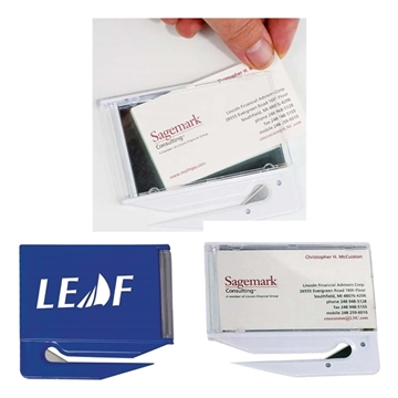 Business Card Letter Opener With Mirror - Multifunctional