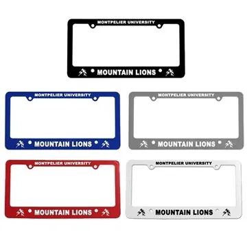Image of 200 Customized Classic License Frame With 4 Holes - Retaining ...