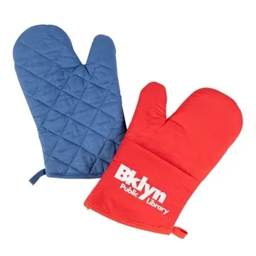 Image of 200 Promotional Quilted Cotton Canvas Kitchen Oven Mitt - Hanging ...