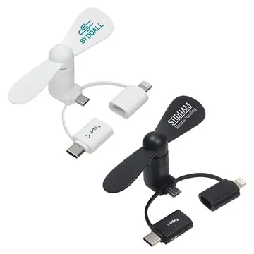 3-in-1 Mini Phone Fan - Multi-Device Compatible