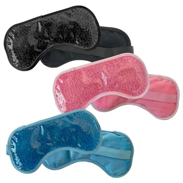 Image of 150 Customized Plush Gel Beads Hot Cold Pack Eye Mask - Dual ...