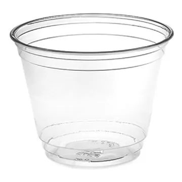 Image of 100 Custom 9 oz Soft Sided Plastic Cup - American Made