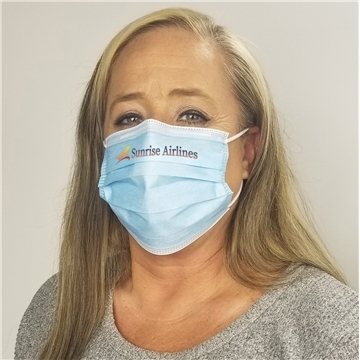 USA Made 3-Ply Face Mask - Formable Nose Band