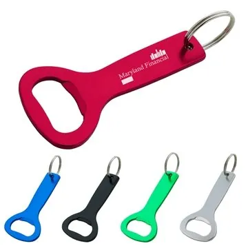 Image of 250 Customized Aluminum Bottle Opener Key Ring