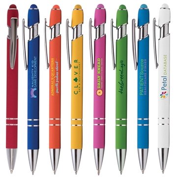 Image of 100 Promotional Ellipse Softy Brights w/ Stylus - ColorJet - ...
