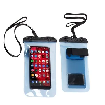 Image of 100 Customized Touch-Thru Waterproof Phone Pouch - PVC-free & TPU
