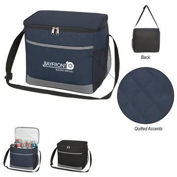 Image of 25 Customized Carter Quilted Cooler Bag - Insulated & Adjustable ...