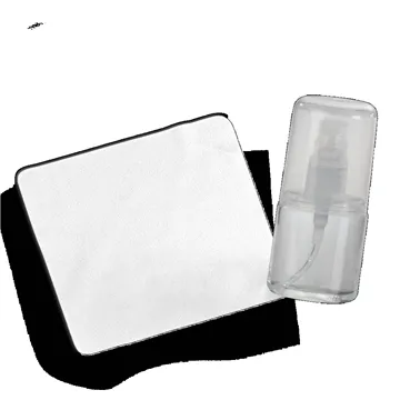 Image of 100 Customized 1 oz Glass Lens Cleaner + 4" White Lens Cloth