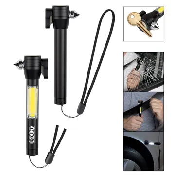 Image of 25 Customized Safety Tool With COB Flashlight - Glass Breaking
