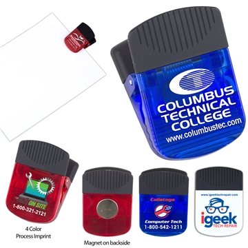 Image of 250 Custom "CLIPPIE JUMBO" Jumbo Magnetic Clip - Strong Magnet & ...