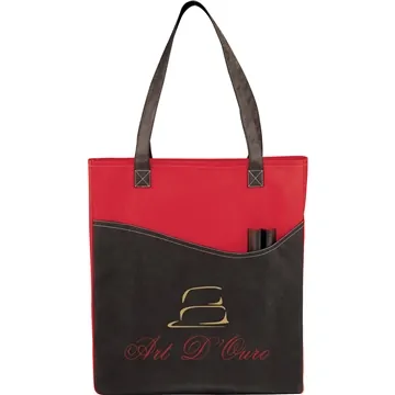 Image of 250 Promotional Rivers Pocket Non-Woven Convention Tote - ...