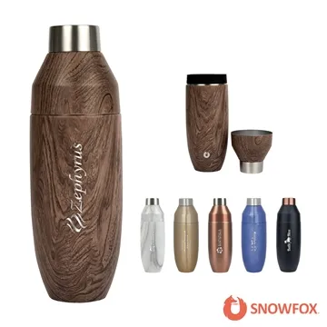 Image of 6 Custom Snowfox 22 oz Vacuum Insulated Cocktail Shaker - Double ...