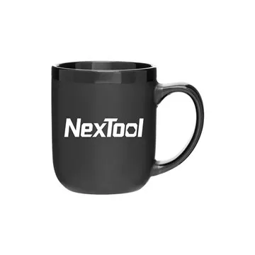 Image of 48 Customized 16 oz Modelo Mug - Matte Black Glossy Black - ...
